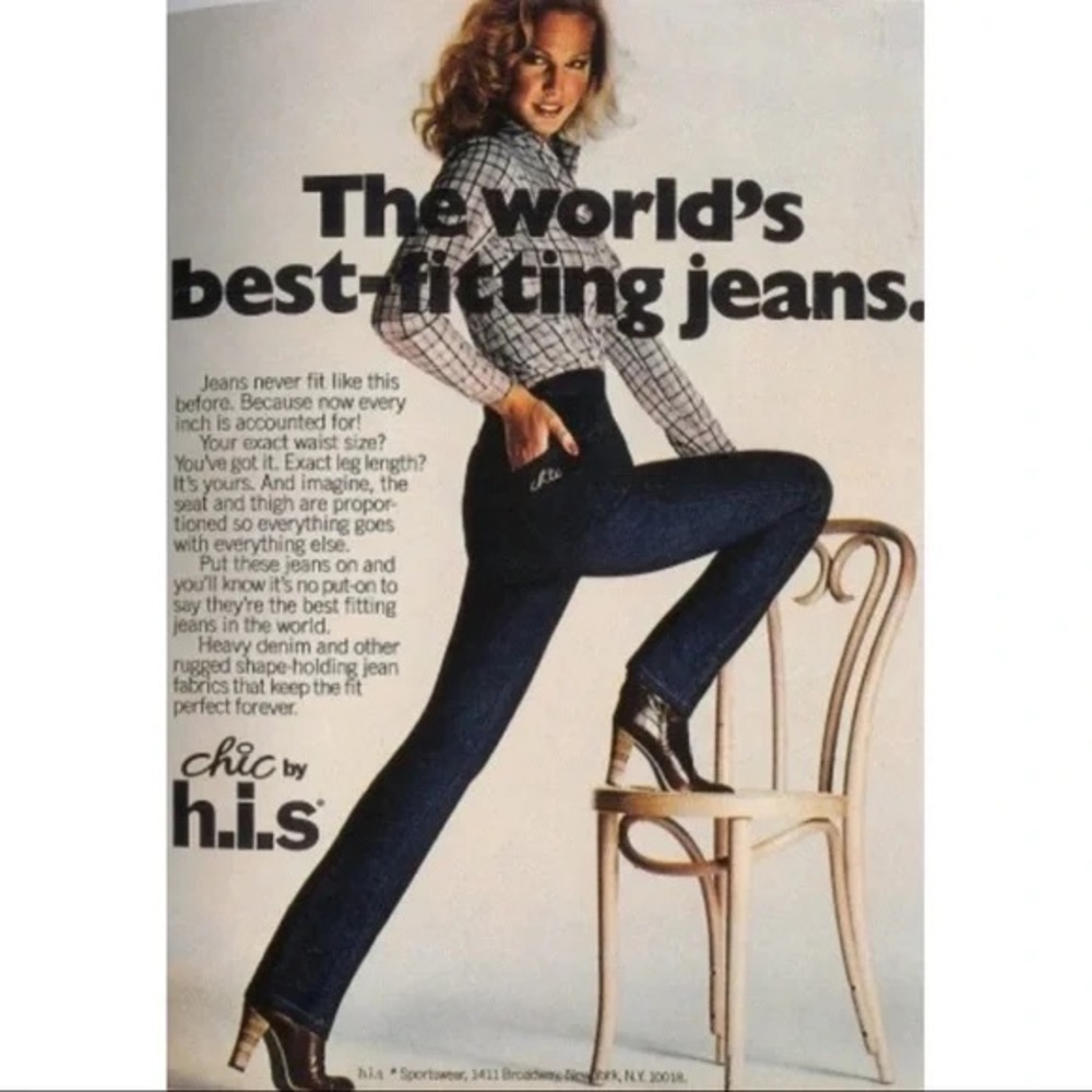 Women's Vintage Chic H.I.S Jeans  Straight Leg